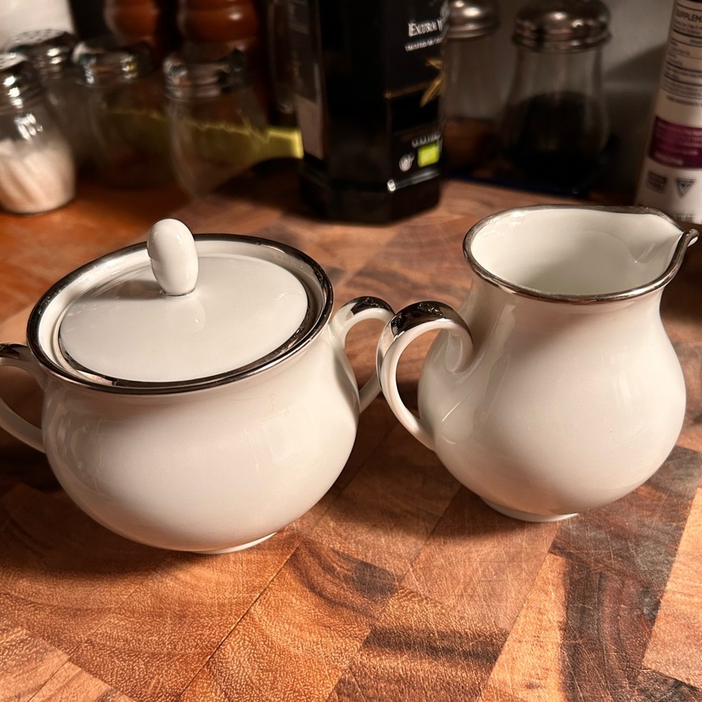 Furstenberg Germany E&R Nobility fine China sugar and creamer ART DECO